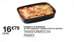 Monoprix Lasagnes Ă la balogable au choc offre