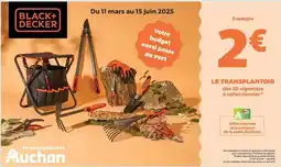 Auchan Supermarché Mars - le transplantoir offre