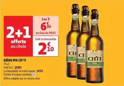 Auchan Supermarché Ch'ti - bière ipa offre