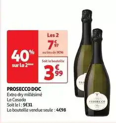 Auchan Supermarché La casada - prosecco doc offre