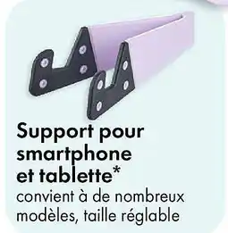 TEDi Support pour smartphone et tablette offre