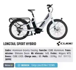 Bouticycle Cube - longtail sport hybrid offre