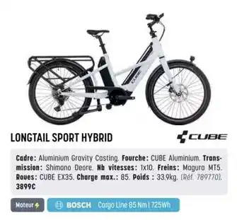 Cube - longtail sport hybrid