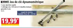 Norma KRAFT Jeu de clé dynamométrique offre