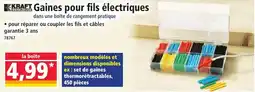 Norma KRAFT Gaines pour fils électriques offre