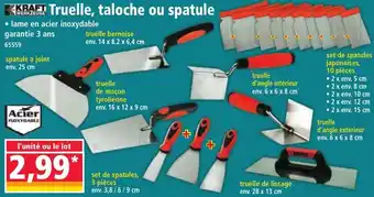 Norma KRAFT Truelle taloche ou spatule offre