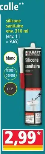 Norma Silicone sanitaire offre