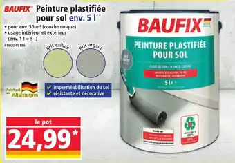 Norma BAUFIX Peinture plastifiée pour sol offre