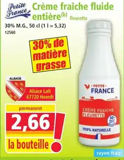Norma Crème fraîche fluide entière offre