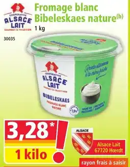 Norma Fromage blanc bibeleskaes nature offre