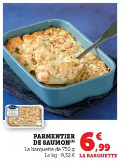 Hyper U Parmentier de saumon offre