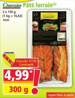 Norma Charculor pâté lorrain offre