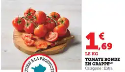Hyper U Tomate ronde en grappe offre