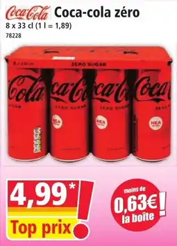 Norma Coca-Cola zero offre