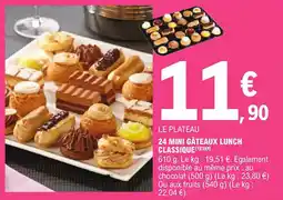 E.Leclerc 24 mini gĂąteaux lunch classique offre