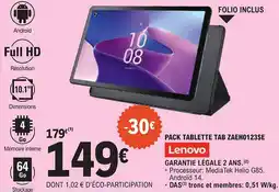 E.Leclerc LENOVO Pack tablette tab zaeho123se offre