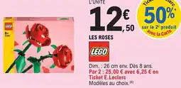 E.Leclerc LEGO Les roses offre