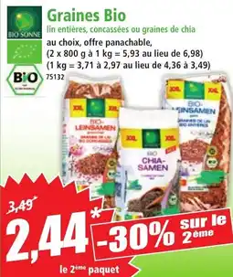Norma BIO SONNE Graines bio offre