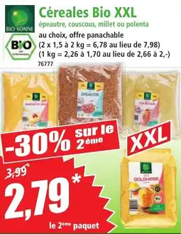 Norma BIO SONNE Céreales bio xxl offre