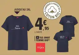 E.Leclerc TISSAIA Tee-shirt femme bio offre