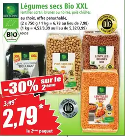 Norma BIO SONNE Légumes secs bio xxl offre
