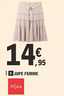 E.Leclerc TISSAIA Jupe femme offre