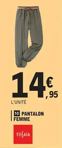 E.Leclerc TISSAIA Pantalon femme offre