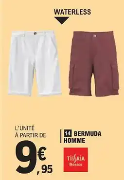 E.Leclerc TISSAIA Bermuda homme offre