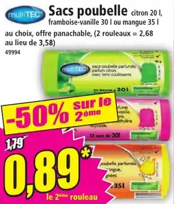 Norma multiTEC Sacs poubelle offre