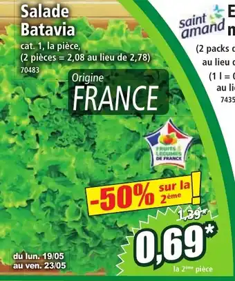Norma Salade batavia offre