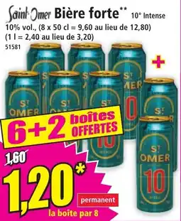 Norma Saint-Omer Bière forte offre