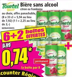 Norma Tourtel bière sans alcool offre