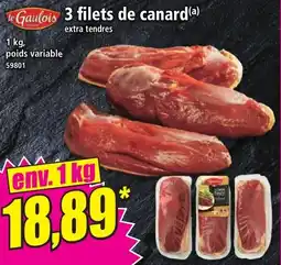 Norma 3 filets de canard offre