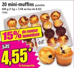 Norma 20 mini-muffins panachés offre