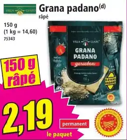 Norma Grana padano offre