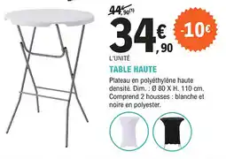 E.Leclerc Jardi Table haute offre