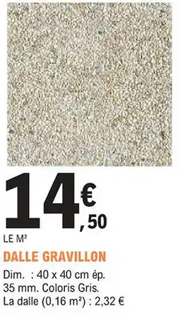 E.Leclerc Jardi Dalle gravillon offre