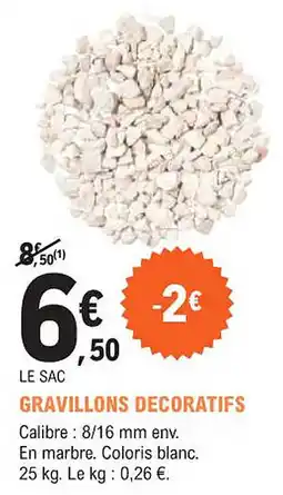 E.Leclerc Jardi Gravillons decoratifs offre