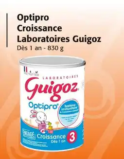 Colruyt Laboratoires Guigoz Optipro Croissance offre
