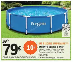 E.Leclerc Jardi Kit piscine tubulaire garantie légale 2 ans offre