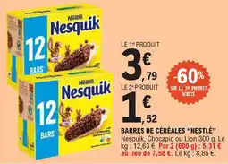 E.Leclerc "NESTLÉ" Barres de céréales offre