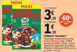 E.Leclerc "KELLOGG'S" Céréales offre