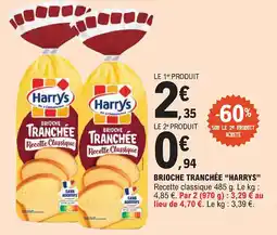E.Leclerc "HARRYS" Brioche tranchée offre
