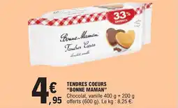 E.Leclerc "BONNE MAMAN" Tendres coeurs offre