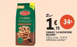 E.Leclerc "LA BISCUITERIE DELACRE" Cookies offre