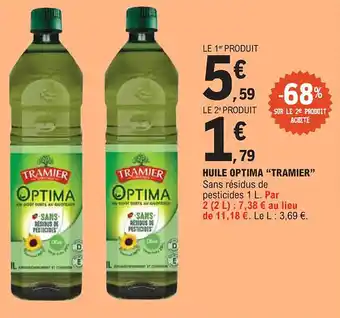 E.Leclerc "TRAMIER" Huile optima offre