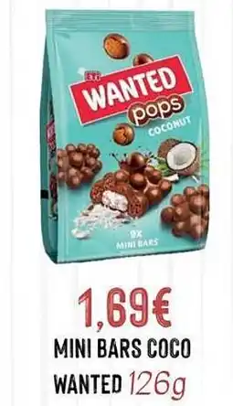 Hmarket Mini bars coco wanted offre