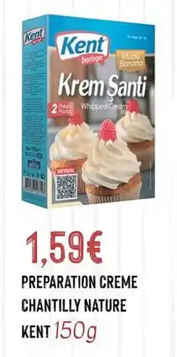 Hmarket Preparation creme chantilly nature kent offre