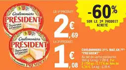 E.Leclerc "PRÉSIDENT" Coulommiers 21% mat.gr. offre