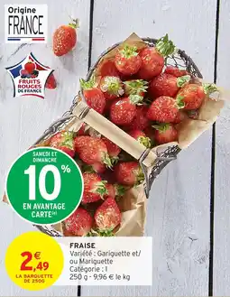 Intermarché Express Fraise offre